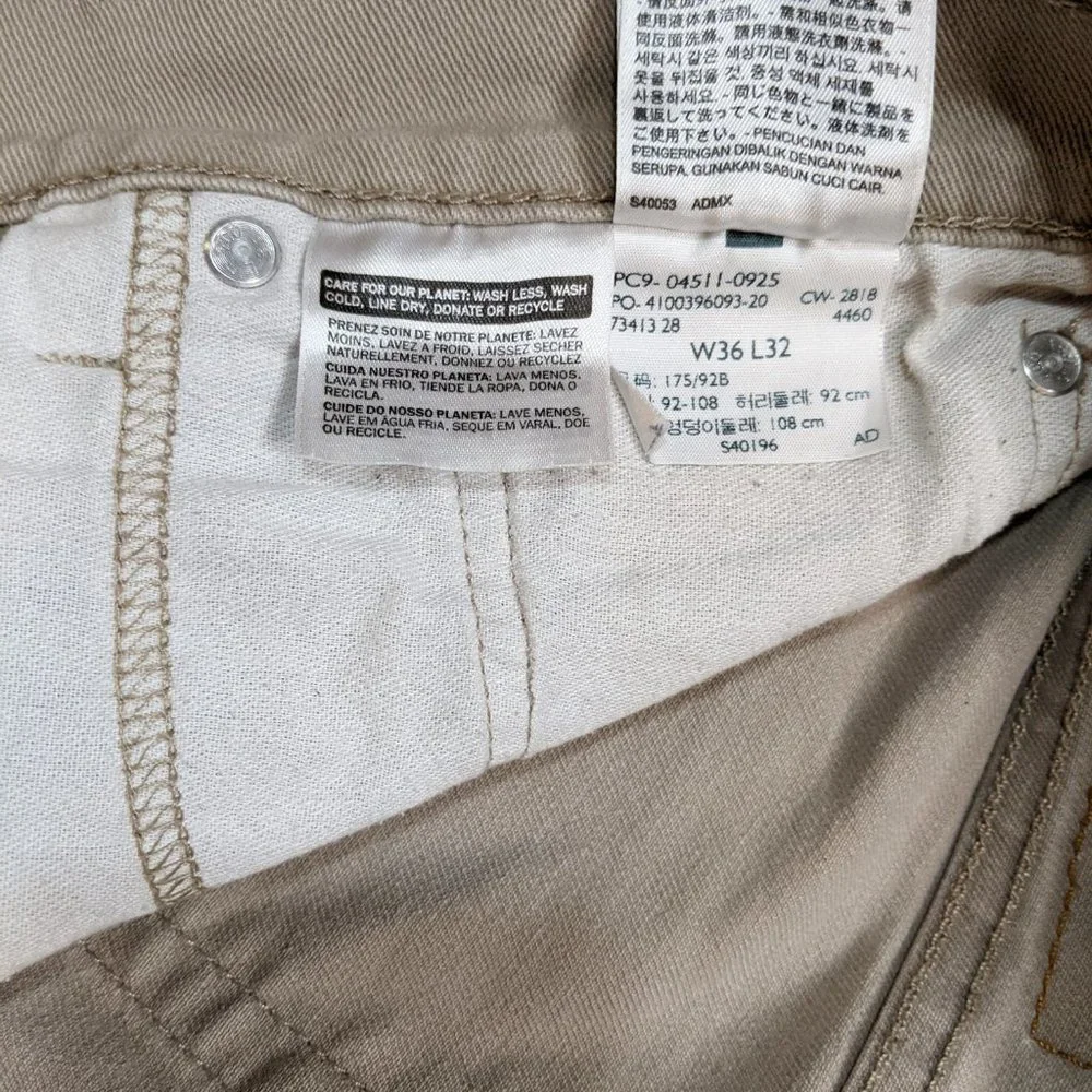 Levi's 511 Distressed Denim Jean